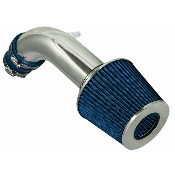 Rtunes Racing Short Air Intake Airflow Inductions Kit Kit + Filter Combo Compatible For 11-17 Elantra 2.0L (Blue)