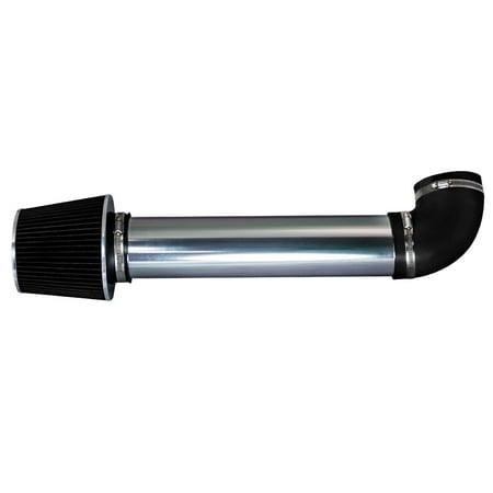 Rtunes Racing Short Ram Air Intake Kit + Filter Combo Compatible For 05-10 Grand Cherokee V8 / 06-10 Commander V8 / 06-10 Grand Cherokee 6.1L SRT8 V8 (Black)