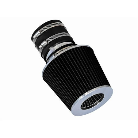 Rtunes Racing Short Ram Air Intake Kit + Filter Combo BLACK Compatible For 00-04 Kia Spectra 1.8L / 05-09 Kia Spectra 5 2.0L