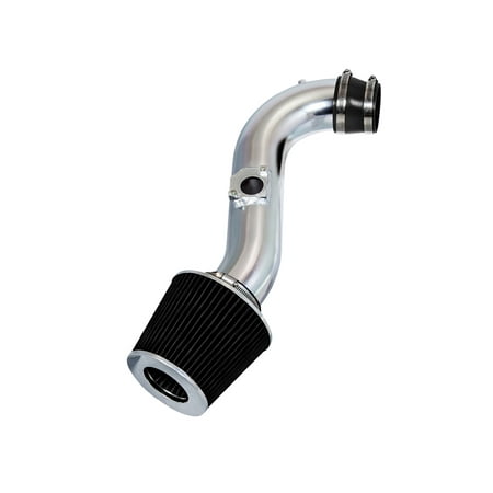 Rtunes Racing Short Ram Air Intake Kit + Filter Combo BLACK Compatible For 00-05 Lexus IS300