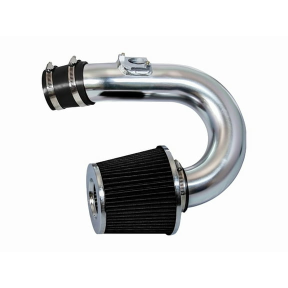 Rtunes Racing Short Ram Air Intake Kit + Filter Combo BLACK Compatible For 00-05 Toyota Celica GT 