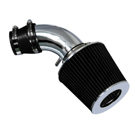 Rtunes Racing Short Ram Air Intake Kit + Filter Combo BLACK Compatible For 01-09 Chrysler PT Cruiser 2.4L I4 Non-Turbo