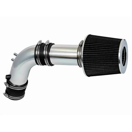 Rtunes Racing Short Ram Air Intake Kit + Filter Combo RED Compatible For 03-06 Accord 2.4L Non-MAF/ 04-07 TSX 2.4L Non-MAF (Black)