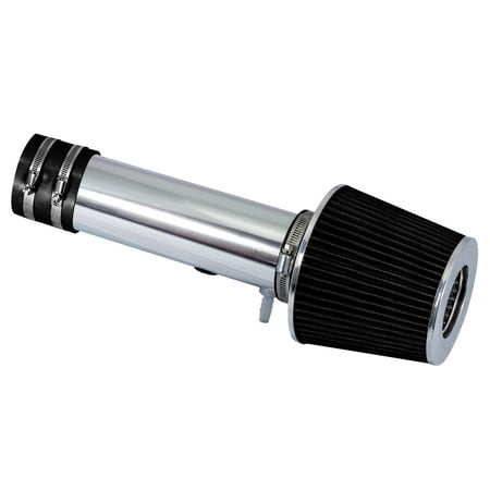 Rtunes Racing Short Ram Air Intake Kit + Filter Combo BLACK Compatible For 04-06 Acura MDX 3.5L V6