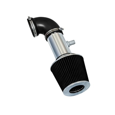 Rtunes Racing Short Ram Air Intake Kit + Filter Combo BLACK Compatible For 05-06 Chrysler Sebring / 05-06 Dodge Stratus 2.7L â€¦