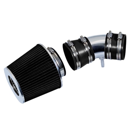 Rtunes Racing Short Ram Air Intake Kit + Filter Combo BLACK Compatible For 05-08 Equinox LS/LT/Sport 3.4L V6 (Not fit Hybrid Engine or Flex Fuel)