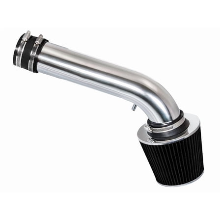 Rtunes Racing Short Ram Air Intake Kit + Filter Combo BLACK Compatible For 05-09 Chrysler 300/05-09 Dodge Magnum/Charger 2.7L V6