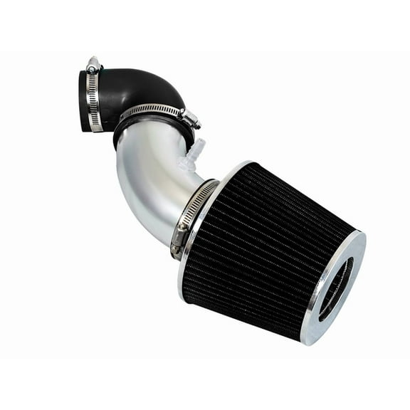 Rtunes Racing Short Ram Air Intake Kit + Filter Combo Compatible For 06-08 Honda Fit 1.5L (Black)