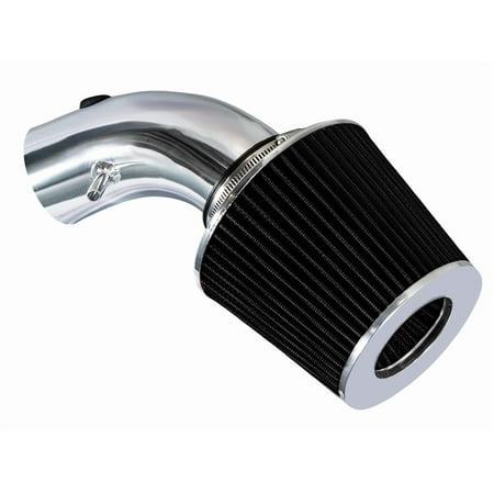Rtunes Racing Short Ram Air Intake Kit + Filter Combo BLACK Compatible For 07-10 Chrysler Sebring / 08-10 Dodge Avenger 2.4L L4 â€¦