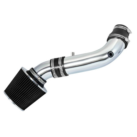 Rtunes Racing Short Ram Air Intake Kit + Filter Combo BLACK Compatible For 07-11 Jeep Wrangler 3.8L V6