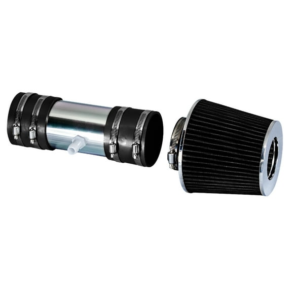 Rtunes Racing Short Ram Air Intake Kit + Filter Combo BLACK Compatible For 09-11 Traverse LS/LT/LTZ 3.6L V6 DOHC