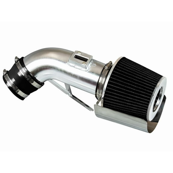 Rtunes Racing Short Ram Air Intake Kit + Filter Combo BLACK Compatible For 09-17 Nissan Maxima V6