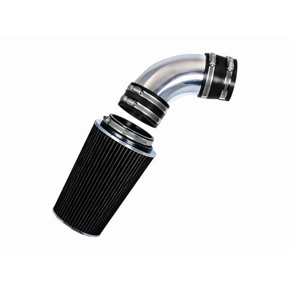 Rtunes Racing Short Ram Air Intake Kit + Filter Combo Compatible For 10-12 Genesis Coupe 3.8L V6 (Black)