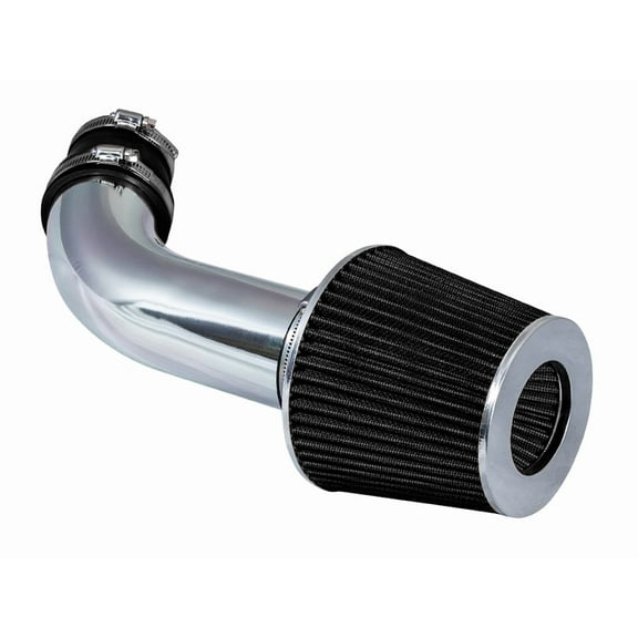 Rtunes Racing Short Ram Air Intake Kit + Filter Combo BLACK Compatible For 89-94 Chevrolet/Geo Tracker 1.6L L4