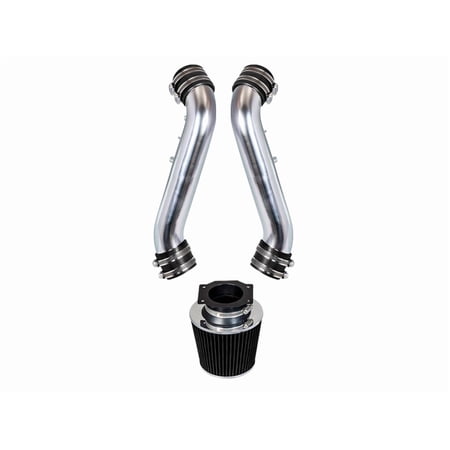 Rtunes Racing Short Ram Air Intake Kit + Filter Combo BLACK Compatible For 90-96 Nissan 300zx 3.0L NA (with Filter) â€¦