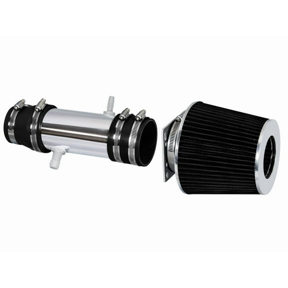 Rtunes Racing Short Ram Air Intake Kit + Filter Combo BLACK Compatible For 92-96 Toyota ES300 Sedan 3.0L V6 / 92-96 Toyota Camry V6 DX LE DLX XLE 