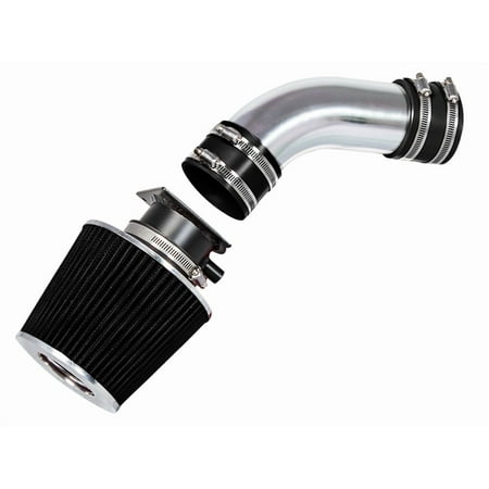 Rtunes Racing Short Ram Air Intake Kit + Filter Combo BLACK Compatible For 96-00 Audi A4 / A6 2.8L V6