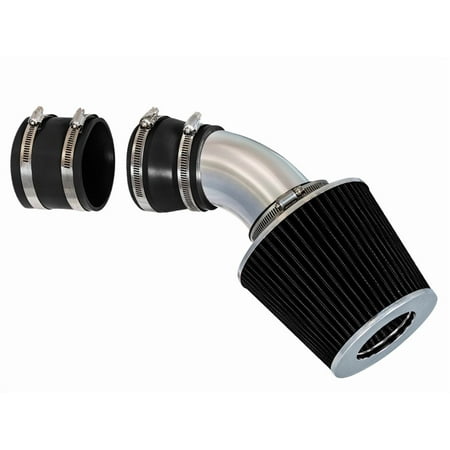 Rtunes Racing Short Ram Air Intake Kit + Filter Combo BLACK Compatible For 98-04 Seville SLS/STS 4.6L V8