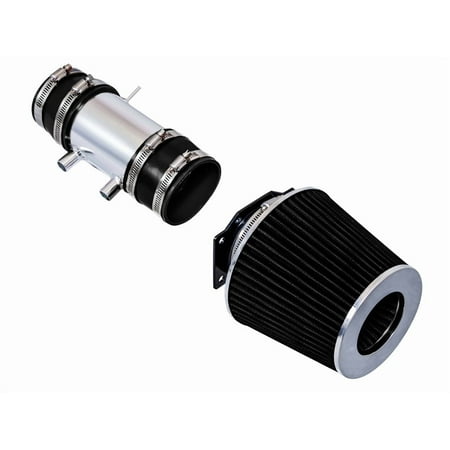 Rtunes Racing Short Ram Air Intake Kit + Filter Combo BLACK Compatible For 99-04 Nissan Frontier/Xterra V6 & Supercharged â€¦