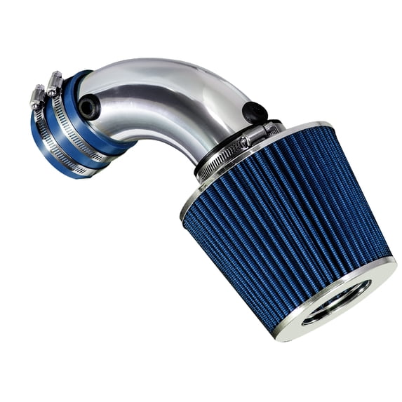 Rtunes Racing Short Ram Air Intake Kit + Filter Combo BLUE For 91-93 Chevy Lumina 3.4L / 91-93 Oldsmobile Cutlass Supreme 3.4L / 92-95 Chevy S10 3.4L / 92-95 Chevy Blazer 4.3L (Vortec CPI Engine only)