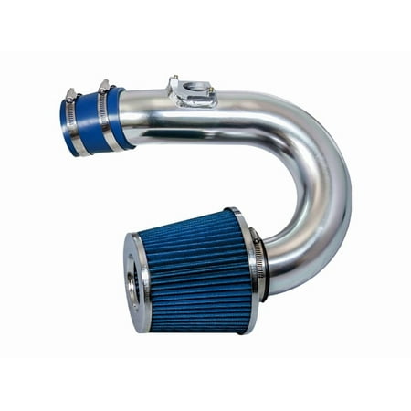 Rtunes Racing Short Ram Air Intake Kit + Filter Combo BLUE Compatible For 00-05 Toyota Celica GT â€¦