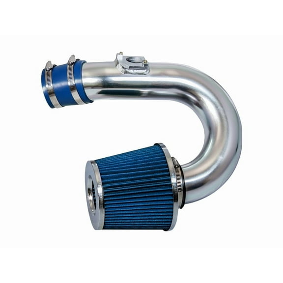 Rtunes Racing Short Ram Air Intake Kit + Filter Combo BLUE Compatible For 00-05 Toyota Celica GT 