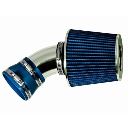 Rtunes Racing Short Ram Air Intake Kit + Filter Combo BLUE Compatible For 00-06 BMW E53 X5 3.0L/4.4L/4.6L/4.8L