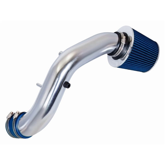 Rtunes Racing Short Ram Air Intake Kit + Filter Combo BLUE Compatible For 02-06 Acura RSX Type S