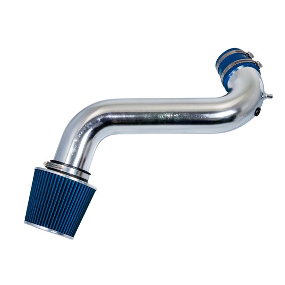 Rtunes Racing Short Ram Air Intake Kit + Filter Combo BLUE Compatible For 02-07 Dodge Ram 1500 2500 3500 3.7L V6 / 4.7L V8