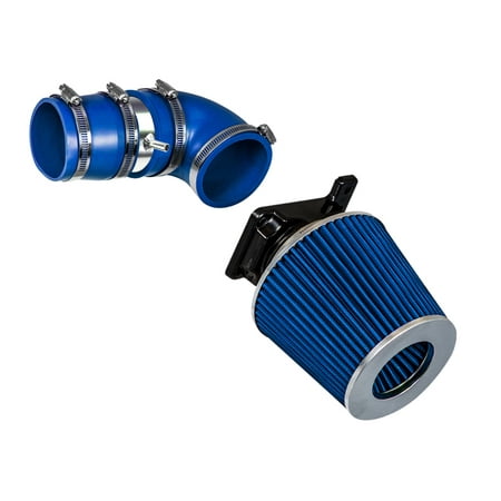 Rtunes Racing Short Ram Air Intake Kit + Filter Combo BLUE Compatible For 02-07 Mitsubishi Lancer 2.0L â€¦