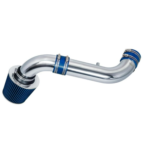 Rtunes Racing Short Ram Air Intake Kit + Filter Combo BLUE Compatible For 03-10 Dodge Dakota 3.7L 4.7L