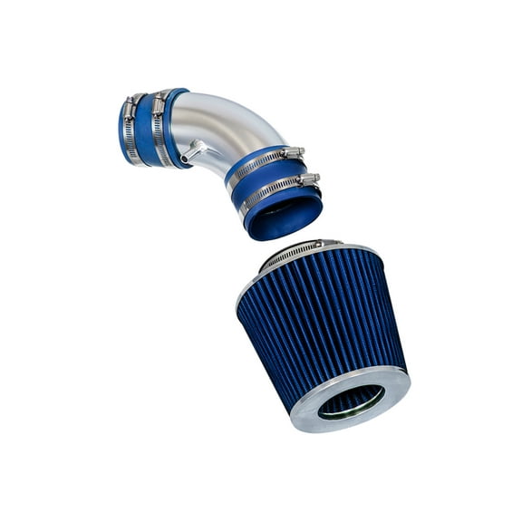 Rtunes Racing Short Ram Air Intake Kit + Filter Combo Compatible For 04-06 Elantra 2.0L (Blue)