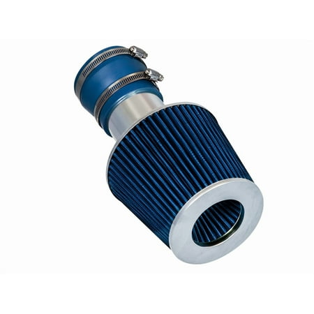 Rtunes Racing Short Ram Air Intake Kit + Filter Combo BLUE Compatible For 04-07 Pontiac Grand Prix V6
