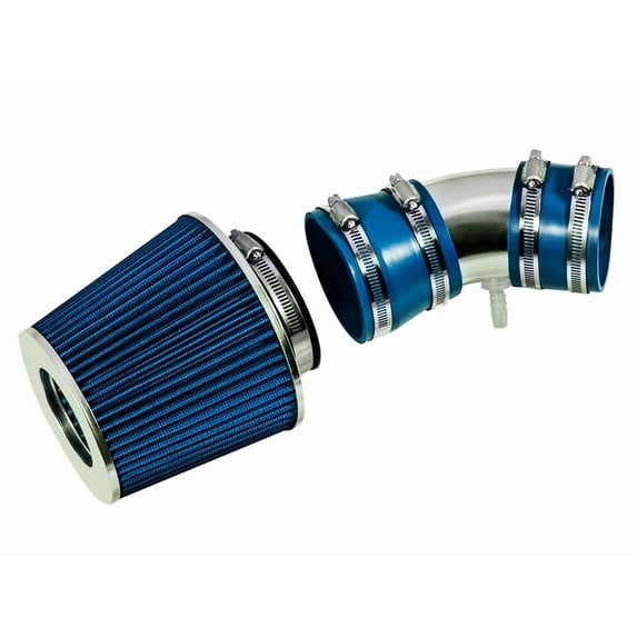 Rtunes Racing Short Ram Air Intake Kit + Filter Combo For 05-08 Equinox LS/LT/Sport 3.4L V6 (Not fit Hybrid Engine or Flex Fuel) (Blue)