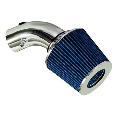 Rtunes Racing Short Ram Air Intake Kit + Filter Combo Compatible For 07-10 Sebring / 08-10 Avenger 2.4L L4 (Blue)