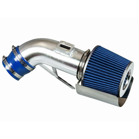Rtunes Racing Short Ram Air Intake Kit + Filter Combo BLUE Compatible For 09-17 Nissan Maxima V6 
