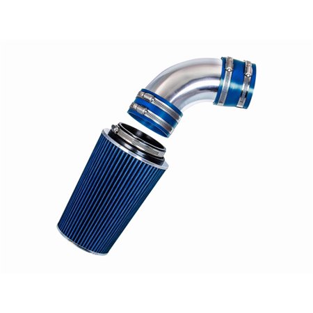 Rtunes Racing Short Ram Air Intake Kit + Filter Combo BLUE Compatible For 10-12 Hyundai Genesis Coupe 3.8L V6