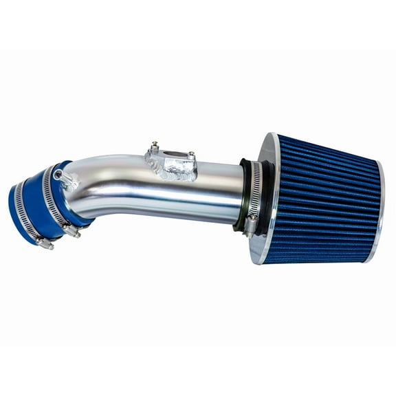 Rtunes Racing Short Ram Air Intake Kit + Filter Combo BLUE Compatible For 10-12 Mazda 3 2.5L L4