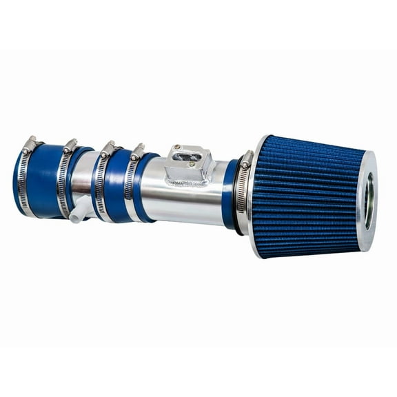 Rtunes Racing Short Ram Air Intake Kit + Filter Combo BLUE Compatible For 12-17 Buick Enclave / 12-17 Chevy Traverse / 12-17 GMC Acadia 3.6L V6 