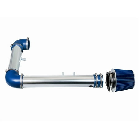 Rtunes Racing Short Ram Air Intake Kit + Filter Combo Compatible For 2002 Thunderbird / 00-02 Saturn LS 3.9L V8 (Blue)
