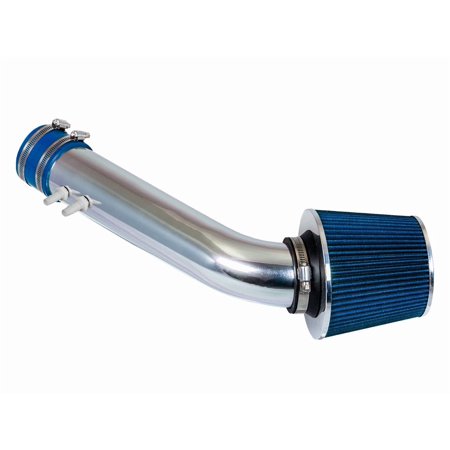 Rtunes Racing Short Ram Air Intake Kit + Filter Combo BLUE Compatible For 95-97 Chevy Cavalier / 95-97 Pontiac Sunfire 2.2L L4 OHV