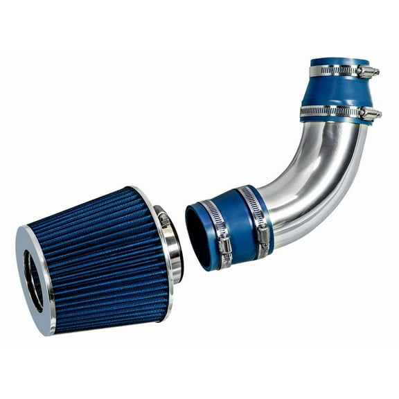 Rtunes Racing Short Ram Air Intake Kit + Filter Combo BLUE Compatible For 99-03 Chevy Tracker / 99-03 Suzuki Vitara 1.6L 2.0L 