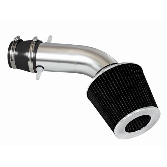 Rtunes Racing Short Ram Air Intake Kit + Filter Combo Compatible For 02-03 TL Type-S / 01-03 CL Type-S 3.2L V6 (Black)