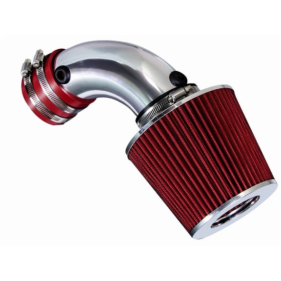 Rtunes Racing Short Ram Air Intake Kit + Filter Combo RED For 91-93 Chevy Lumina 3.4L / 91-93 Oldsmobile Cutlass Supreme 3.4L / 92-95 Chevy S10 3.4L / 92-95 Chevy Blazer 4.3L (Vortec CPI Engine only)