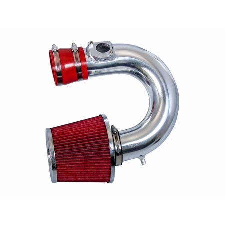 Rtunes Racing Short Ram Air Intake Kit + Filter Combo RED Compatible For 00-05 Toyota Celica GTS