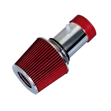 Rtunes Racing Cold Air Intake Airflow Induction Kit + Filter Combo Compatible For 05-07 Grand Cherokee/Commander 3.7L V6 4.7L V8 (Red)