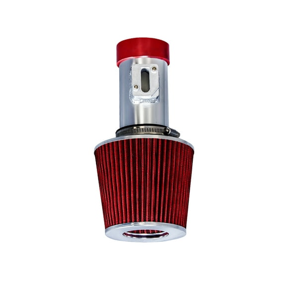 Rtunes Racing Short Ram Air Intake Kit + Filter Combo RED Compatible For 06-09 Compatible Ford Fusion SE SEL