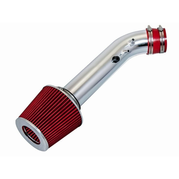 Rtunes Racing Short Ram Air Intake Kit + Filter Combo RED Compatible For 96-00 Honda Civic Si