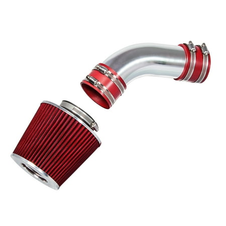Rtunes Racing Short Ram Air Intake Kit + Filter Combo RED For 02-05 Audi A4 / A6 3.0L V6