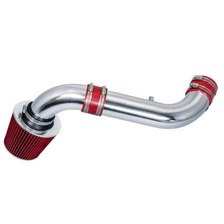 Rtunes Racing Short Ram Air Intake Kit + Filter Combo RED For 03-10 Dodge Dakota 3.7L 4.7L